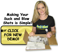 She can suck and blow me any time