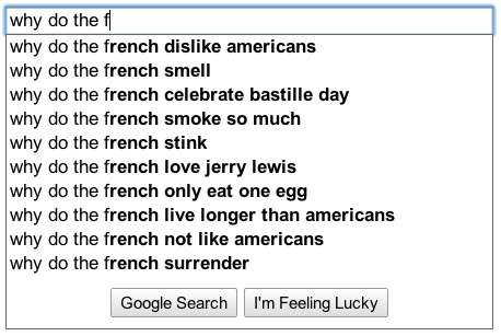 Why do the French fuck with their faces and fight with their feet?